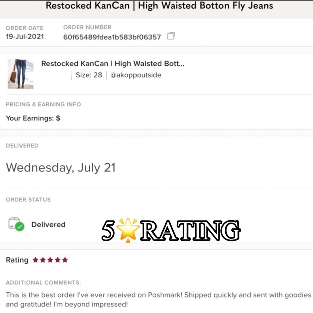 KanCan | High Waisted Botton Fly Jeans - Picture 11 of 16